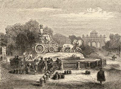 Fountain of Cibeles, Madrid, Illustration from 
